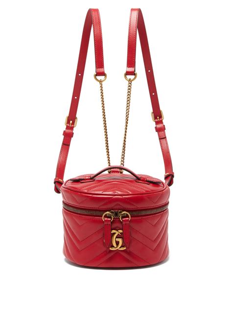 gucci marmont mini flap|Gucci Marmont leather backpack.